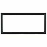 Shelf Brackets for Washbasin 2 pcs Black Rectangular Steel 4007274