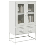 Highboard White 68x39x111.5 cm Steel 853367