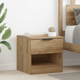 Bed Cabinet 2 pcs Artisan Oak 40 x 39 x 40cm Engineered Wood 880517