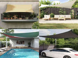 135363 Sunshade Sail Oxford Fabric Square 7x7 m Terracotta