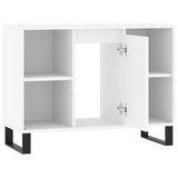 Bathroom Cabinet White 80x33x60 cm Engineered Wood 831636