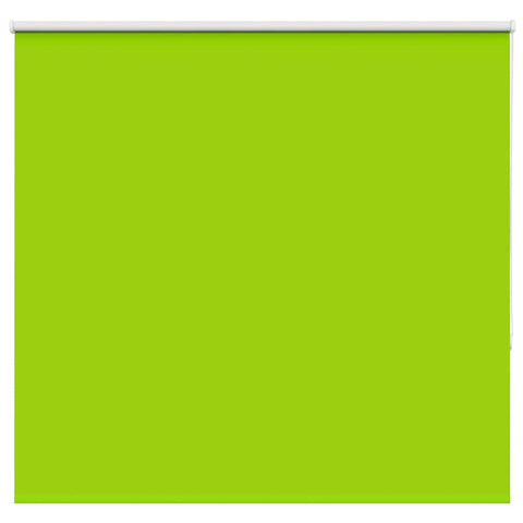 ZNTS Roller Blind Blackout Leaves Green 145x130 cm Fabric Width 141.6 cm Polyester 4011241