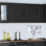 Kitchen Wall Cabinets 2 pcs Kalmar Black Engineered Wood 853560