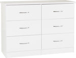 ZNTS Nevada 6 Drawer Chest 100-102-109