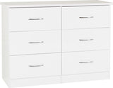 ZNTS Nevada 6 Drawer Chest 100-102-109