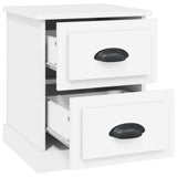 ZNTS Bedside Cabinets 2 pcs White 39x39x47.5 cm Engineered Wood 816145