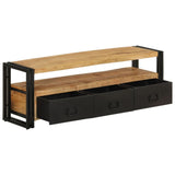 TV Cabinet 120x30x40 cm Solid Wood Mango 338466