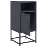 Bedside Cabinets 2 pcs Anthracite 36x39x78 cm Steel 846571