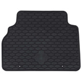 Car Mat 4 pcs Black Rubber 42029132