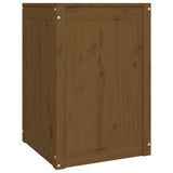 Laundry Box Honey Brown 44x44x66 cm Solid Wood Pine 823567