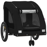 Pet Bike Trailer Black Oxford Fabric and Iron 93982