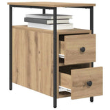 Bedside Cabinet Artisan oak 30 x 60 x 60 cm Engineered wood 871273