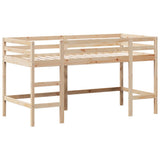 Loft Bed with Ladder and Roof without Mattress 90x190 cm Single 3282154