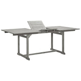 Garden Dining Table x100x75 cm Solid Acacia Wood 316571