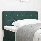 Headboard with Headboard Dark Green 100 cm Faux Leather 42007084
