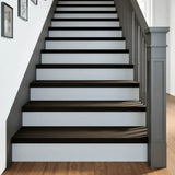 Stair Treads 12 pcs Brown Black 100x25x2 cm Solid Wood Oak 3283040