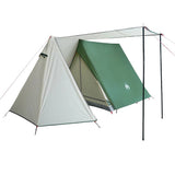 Camping Tent 3-Person Green Waterproof 94365