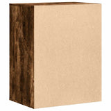 Corner Chest of Drawers Smoked Oak 60x41x76 cm Engineered Wood 852874