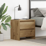 Bedside Cabinet Artisan Oak 45 x 34 x 44.5 cm Engineered Wood 863355