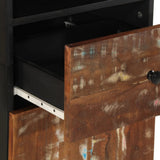 Bathroom Cabinet 38x33x160 cm Solid Wood Reclaimed 352000