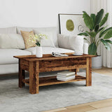 Coffee Table Old Wood 102x55x42 cm Engineered Wood 856796