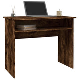 Desk Smoked Oak 90x50x74 cm Engineered Wood 815462
