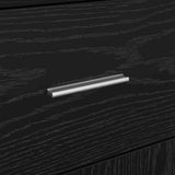 Sideboard with Drawer Black Oak 38 x 34 x 75 cm 869547