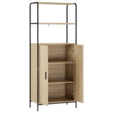 Highboard Sonoma Oak 65 x 33 x 161 cm Engineered Wood 8013873