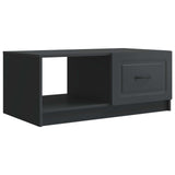 Coffee Table Black 90 x 50 x 37 cm Engineered Wood 895876