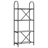 Bookshelf Grey Sonoma 60 x 30 x 146 cm Engineered wood 879914