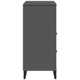 Bookcase VIKEN Anthracite Grey 80x40x90 cm Engineered Wood 374946