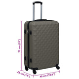 Hardcase Trolley Anthracite ABS 92427