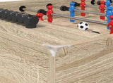 Foosball Table Sonoma Oak 125 x 60.5 x 80 cm Engineered Wood 858886