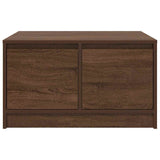 Coffee Table with Drawers Brown Oak 70.5x70x40 cm 3328414