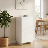 Sideboard White 33.5 x 34.5 x 75 cm Engineered Wood 8011504