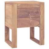 Bedside Cabinet 40x30x50 cm Solid Teak Wood 287894