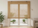 Roller Blind Brown 160 x 220 cm Bamboo 42039747