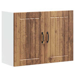 ZNTS Kitchen Wall Cabinet Lucca Old Wood Engineered Wood 853835