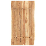 Table Top Solid Acacia Wood 118xx3.8 cm 286334