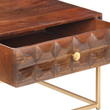 Coffee Table 112x50x40 cm Solid Mango Wood 323405