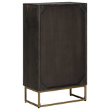Highboard Brass 53.5 x 30 x 95 cm 42020074