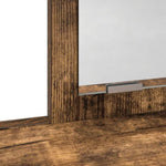 ZNTS Dressing Table with Drawers - Smoked Oak, 100x41x140 cm 865149