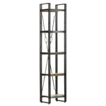5-Tier Bookcase 40x30x180 cm Solid Reclaimed Wood 320629