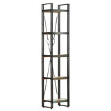 5-Tier Bookcase 40x30x180 cm Solid Reclaimed Wood 320629
