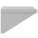 ZNTS Wall Shelf 50x45x31 cm Silver Stainless Steel 30276