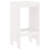 Bar Stools 2 pcs White 40x36x75 cm Solid Wood Pine 825346