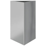 Garden Planters 2 pcs Triangular 50x43x75 cm Galvanized Steel 851182