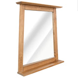 Bathroom Set 5 Pieces Solid Pinewood 275425