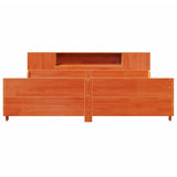Bed Frame without Mattress Wax Brown 180x200 cm Super King Solid Wood Pine 3323760