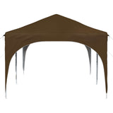 Pop-up Party Tent 575 x 288 x 245 cm Taupe Oxford Fabric 42019883
